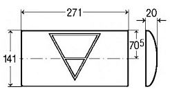 Viega Кнопка смыва Visign for Life 1 462239 металлическая, белая – фотография-2
