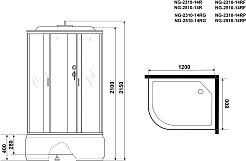 Niagara Душевая кабина Classic NG-2510-14RG – фотография-15