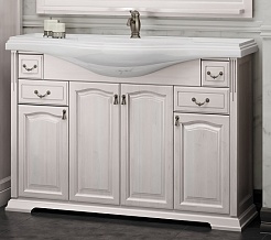 Opadiris Тумба под раковину Риспекто 120 цвет 9003 (белый матовый) – фотография-1