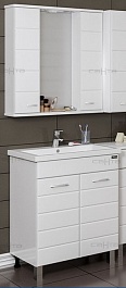 СанТа Мебель для ванной Омега 70 напольная – фотография-1