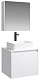 Aqwella Тумба с раковиной Mobi 60 белый – фотография-9