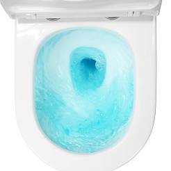 Azario Унитаз подвесной Nove AZ-9312T безободковый белый – фотография-12