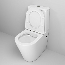 Grossman Унитаз компакт Color GR-4480MS белый матовый – фотография-6