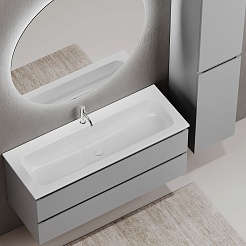 Sancos Мебель для ванной Folk 120 ergraut soft – фотография-7