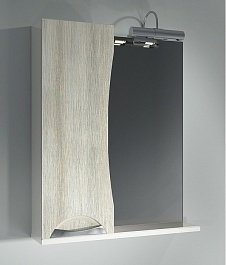 Какса-а Мебель для ванной Каприз 65 L дуб – фотография-3