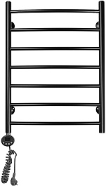 Domoterm Полотенцесушитель электрический Калипсо П7 500x700 ЧРН EL черный – фотография-1