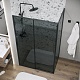 Grossman  Душевой уголок Galaxy 120x70x195 профиль черный матовый стекло тонированное – фотография-18