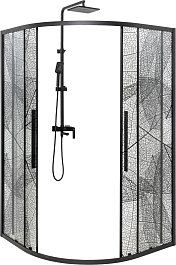 DTO  Душевой уголок HB 100 Black – фотография-2