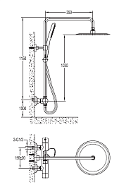  Душевая система SIESTA-CD-T-01 – фотография-2