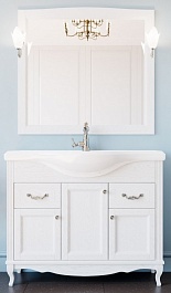 ValenHouse Комплект мебели Эллина 105 белый, фурнитура хром – фотография-1