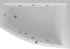 Aquatek Акриловая ванна Оракул 180 R с гидромассажем – фотография-1