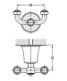 Art&Max Крючок Liberty AM-F-8988 – фотография-2