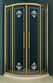 Cezares Душевой уголок RETRO-A-R-22-130-SCORREVOLE-CP-G – фотография-1