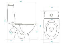 Santek Унитаз-Компакт Полар WH302139 – фотография-2
