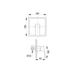 Raiber Смеситель для душа R9501 – фотография-4
