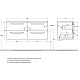 BelBagno Мебель для ванной Eco Cer-N 120 с 4 ящиками фисташковый софт CZR-8095-120-2 ручки сатиновое золото – фотография-33
