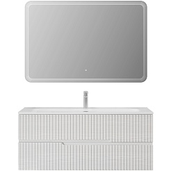 Cezares Тумба с раковиной Duet-N 120 подвесная CZR-8073-120 ясень белый софт – фотография-6