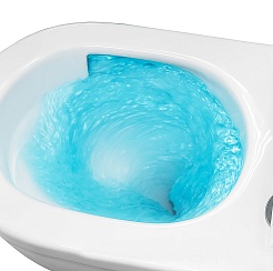 Azario Унитаз подвесной Fora AZ-0017-UQ3 безободковый белый – фотография-14