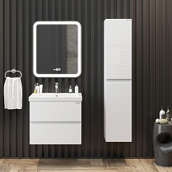 Onika Шкаф пенал Эвада 30 подвесной белый – фотография-2