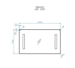 Style Line Зеркало LED 120 – фотография-2
