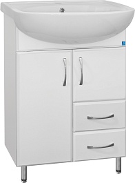 Style Line Тумба с раковиной Стандарт №10/2 60 – фотография-1