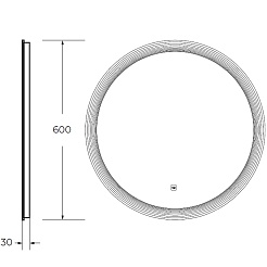 Cezares Зеркало Eco 60 – фотография-9