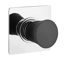 Paini Смеситель для душа Domus 18CR690PZ встраиваемый, хром/брашированный чёрный