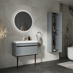 Equil Шкаф пенал Elegante 36 R/L мэйджик/дуб голиано – фотография-5