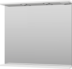 Misty Мебель для ванной Амур 80 под стиральную машину белая – фотография-7