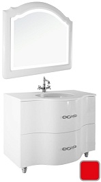 Водолей Мебель для ванной Ариадна 106 Красная, Оттавия  – фотография-1