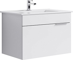 Aqwella Мебель для ванной Бриг 75 подвесная, белая – фотография-5