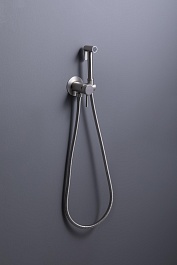 Allen Brau Смеситель с гигиеническим душем Priority 5.31A29-BN (с внутренней частью) никель браш – фотография-4