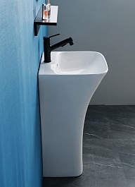 Ceruttispa Раковина напольная Luca 45 CT7283 белая – фотография-9