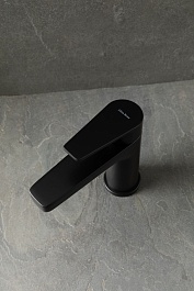 Allen Brau Смеситель для раковины Eclipse 5.E1001-31 (с донным клапаном) черный матовый – фотография-3