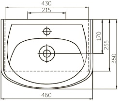 Vigo Мебель для ванной Turin 45 белая – фотография-17