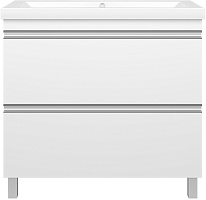 Misty Тумба с раковиной Ингрид 90 белая