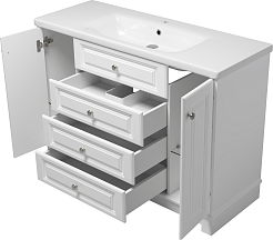 Misty Тумба под раковину Ларго 120 белая – фотография-5