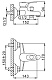 Frap Смеситель для ванны с душем H28 F3028-B хром – фотография-4