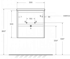 BelBagno Мебель для ванной Kraft 50 Rovere Nebrasca Nature – фотография-6