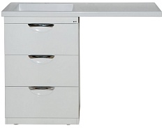 Misty Тумба с раковиной Куба 60, 3 ящика L