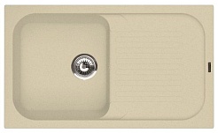 Florentina Мойка гранитная Арона 860 с крылом шампань – фотография-1