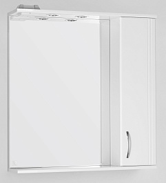 Style Line Мебель для ванной Эко Стандарт №26 75 (Байкал) белая – фотография-7