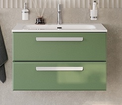 BelBagno Мебель для ванной Eco Cer-N 80 CZR-8073-80 фисташковый софт ручки сатин – фотография-3