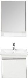 Акватон Мебель для ванной Капри 60 белая – фотография-1