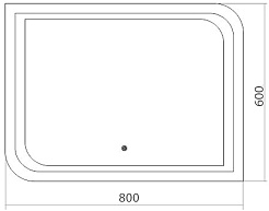 Mixline Зеркало Премьер Персей 80 – фотография-2