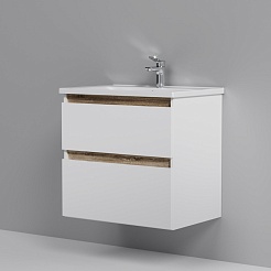 Am.Pm Тумба с раковиной X-Joy 65 белый глянец, подвесная – фотография-5