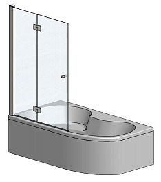 Roltechnik Шторка для ванной TZVL2/1200 – фотография-2