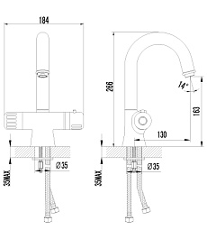 Lemark Смеситель "Thermo LM7736C" для раковины – фотография-2