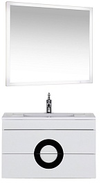 De Aqua Мебель для ванной Форма 80, зеркало Сити – фотография-1