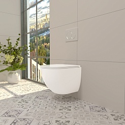 WeltWasser Унитаз подвесной Merzbach 041 GL-WT – фотография-3